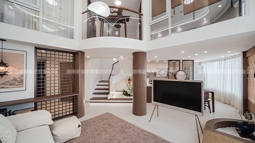 装修抄作业 新中式Loft装出禅意雅致感|长沙全屋整装