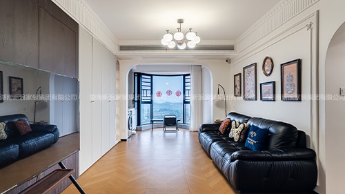 浪漫99m²法式复古家 巧妙隐形门美到尖叫|长沙全屋整装