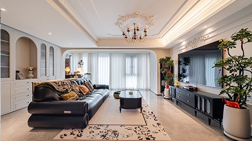 法式不需要花费太多！8万装出20万效果！|长沙全屋整装