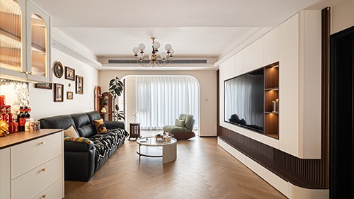 中古风装修 130㎡温柔家细节戳爆审美|长沙全屋整装